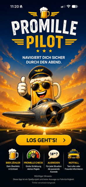Promille Pilot App Preview